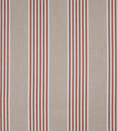 The Hudson Stripe Fabric by Christopher Farr Cloth Taupe