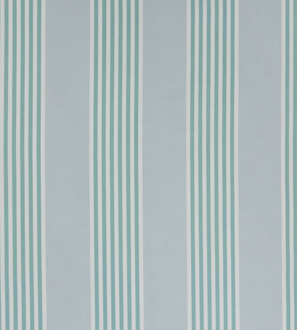 The Hudson Stripe Performance Fabric by Christopher Farr Cloth Turchese
