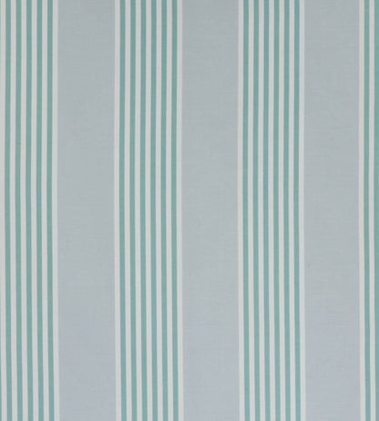 The Hudson Stripe Performance Fabric by Christopher Farr Cloth Turchese