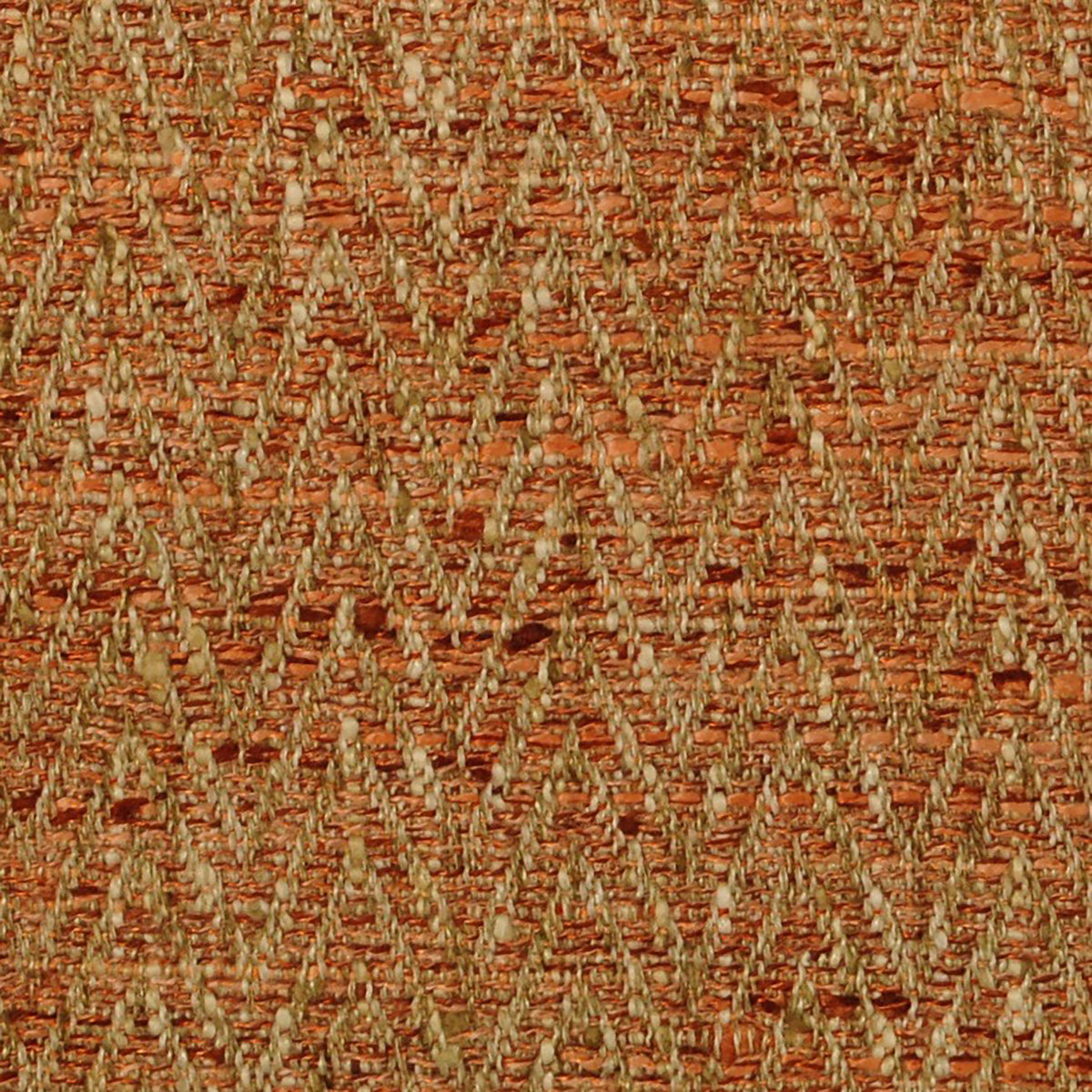 The ReBorn House TRH2159 Fabric, colorway TRH2159.S - herringbone in green, orange, black