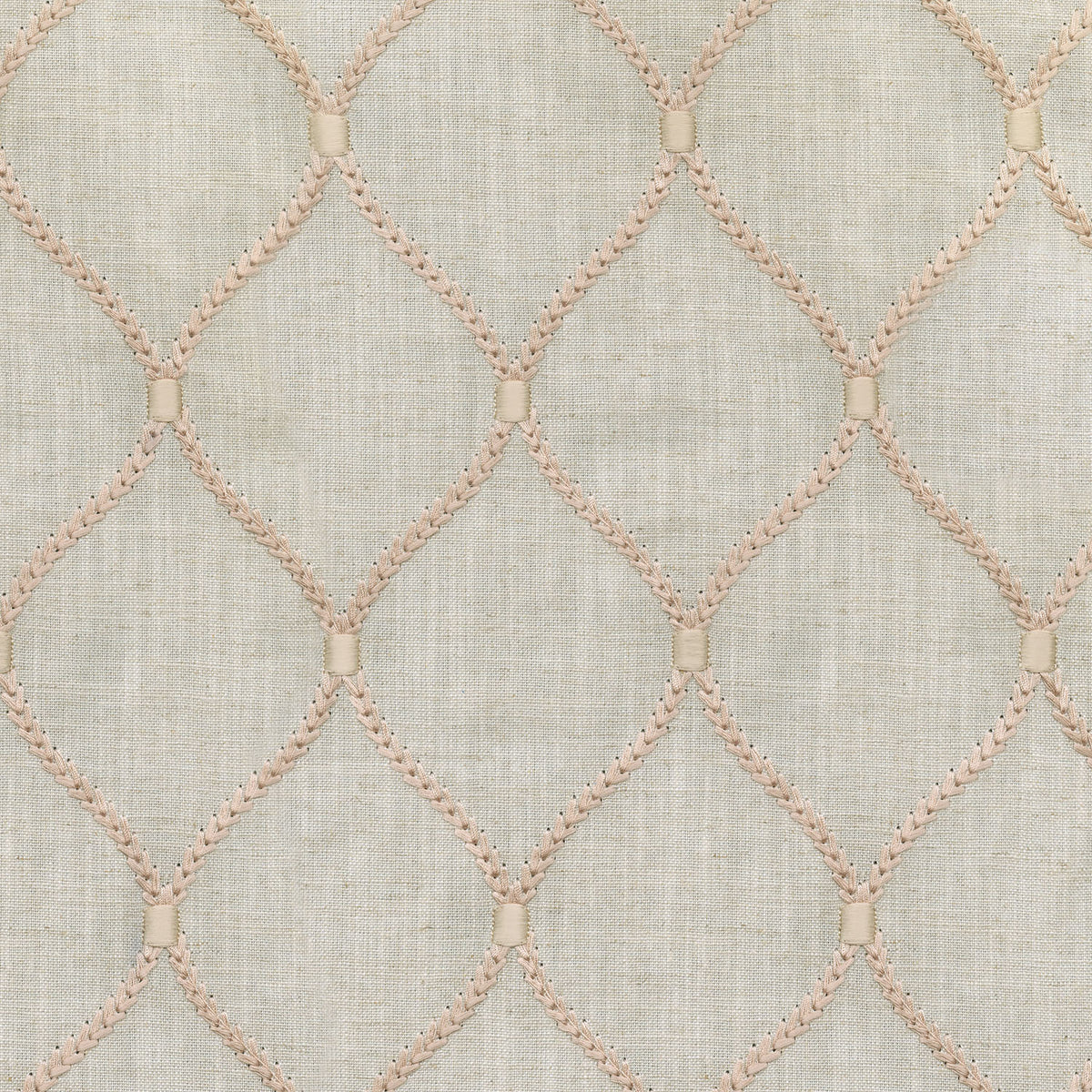 The ReBorn House TRH2375 Fabric, colorway TRH2375.A - geometric in neutral, pink, grey