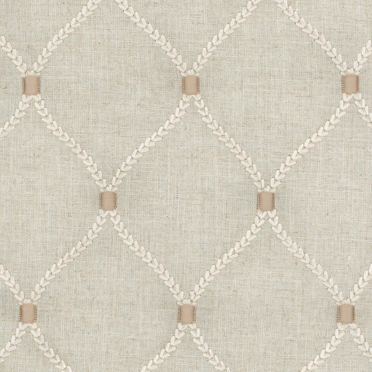 The ReBorn House TRH2375 Fabric, colorway TRH2375.B - geometric in neutral, pink, grey