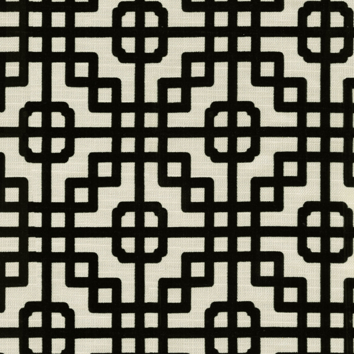 The ReBorn House TRH2602 Fabric, colorway TRH2602.D - geometric in black, red, grey