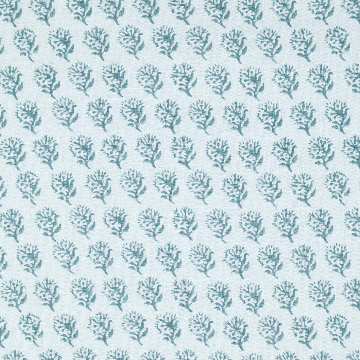 The ReBorn House TRH2677 Fabric, colorway TRH2677.A - small scale / botanical in blue, green, white