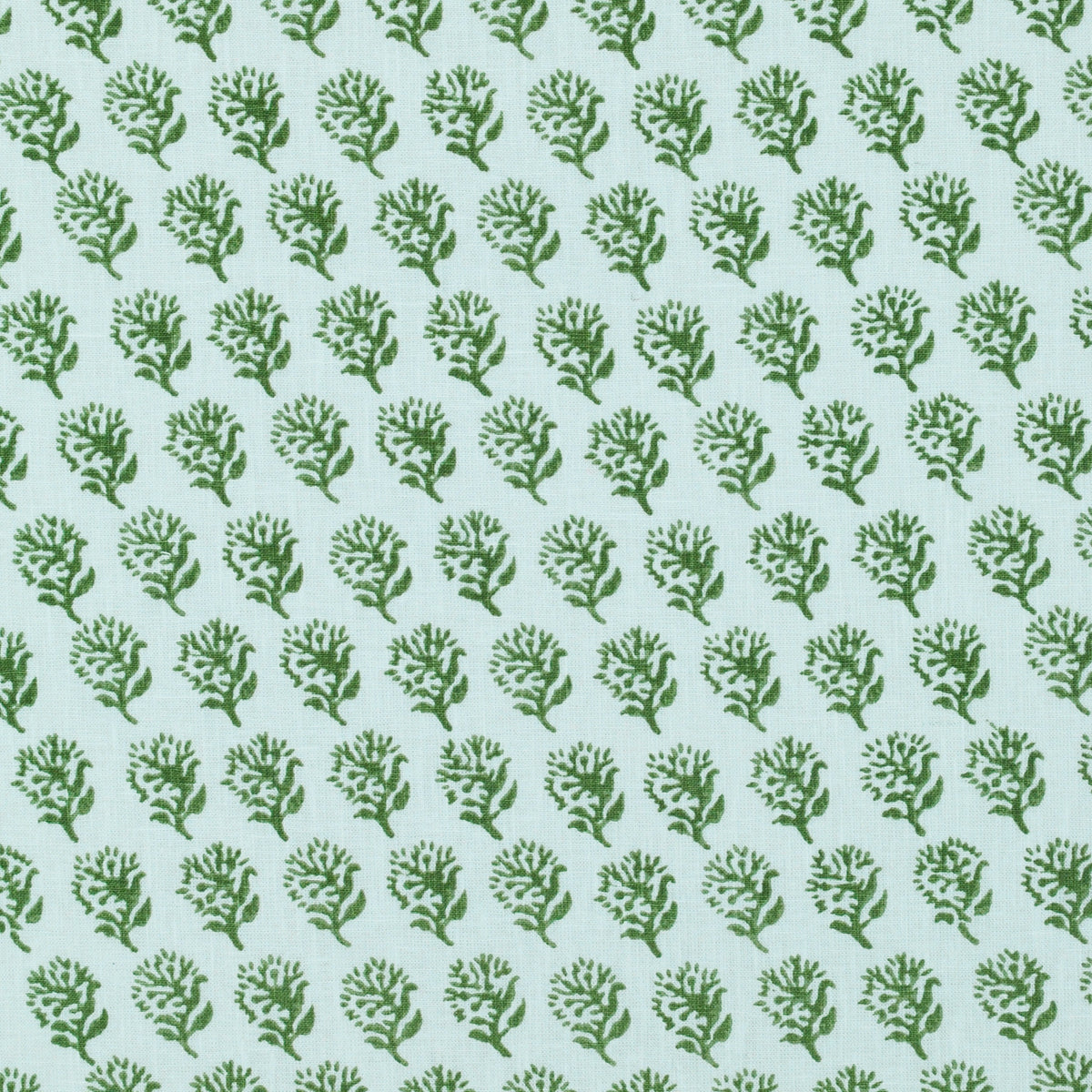 The ReBorn House TRH2677 Fabric, colorway TRH2677.B - small scale / botanical in blue, green, white