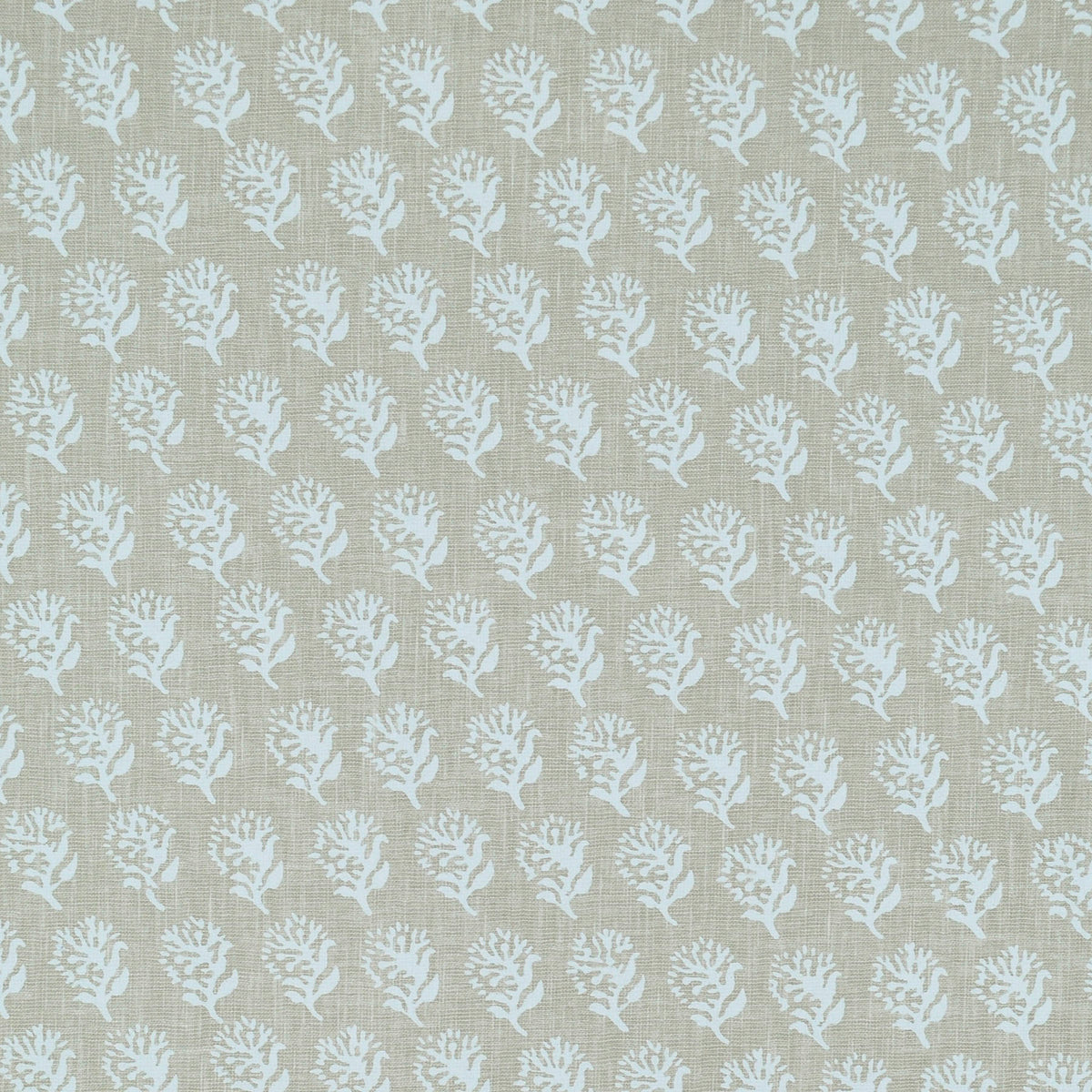 The ReBorn House TRH2677 Fabric, colorway TRH2677.E - small scale / botanical in blue, green, white