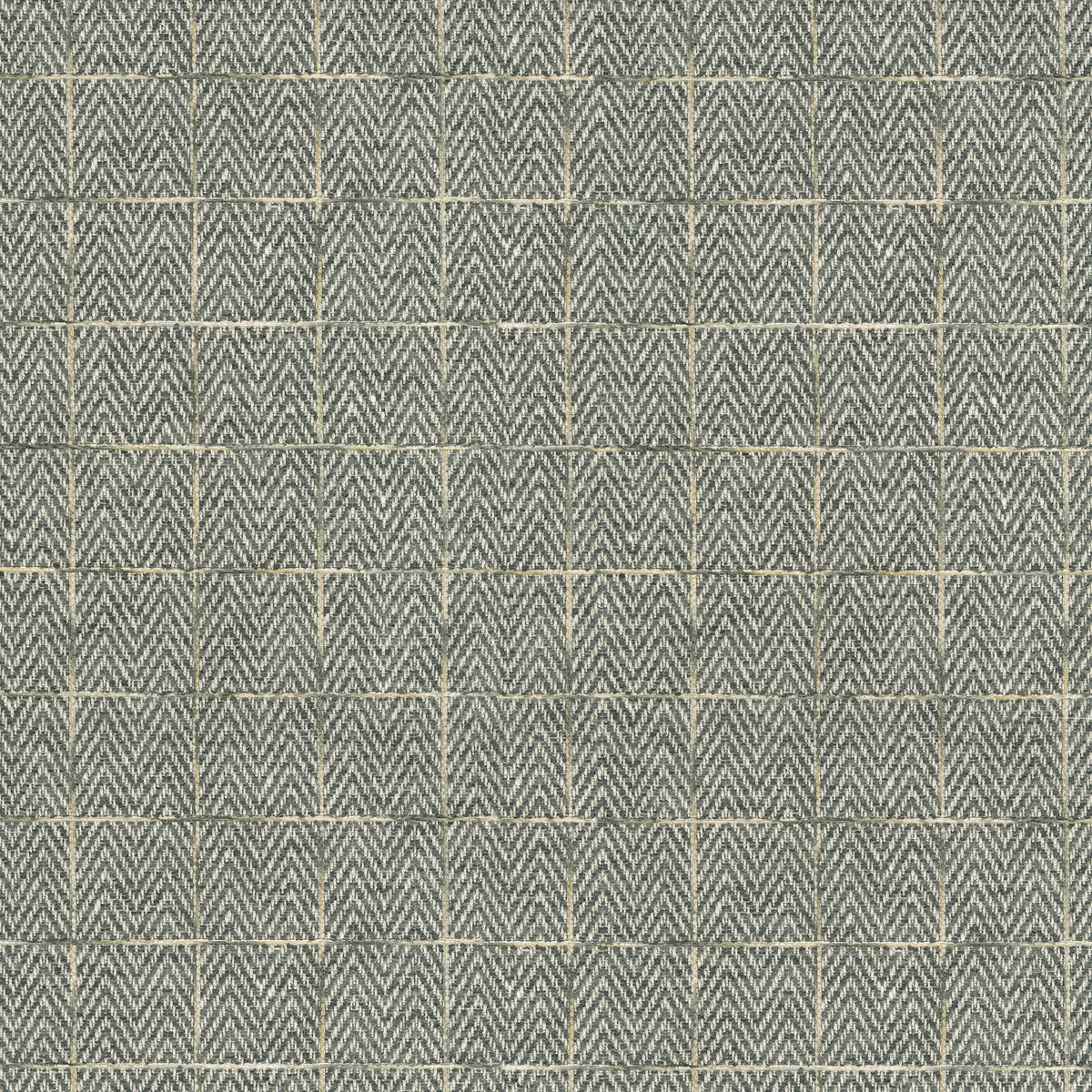 The ReBorn House TRH2756 Fabric, colorway TRH2756.A - plaid/check / small scale in grey, gold, blue