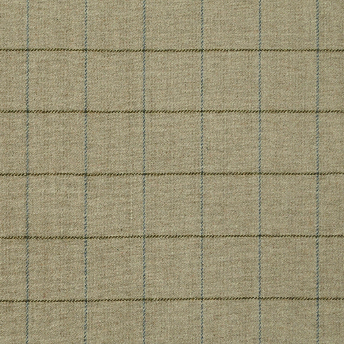 The ReBorn House TRH2777 Fabric, colorway TRH2777.E - plaid/check in grey, green, blue