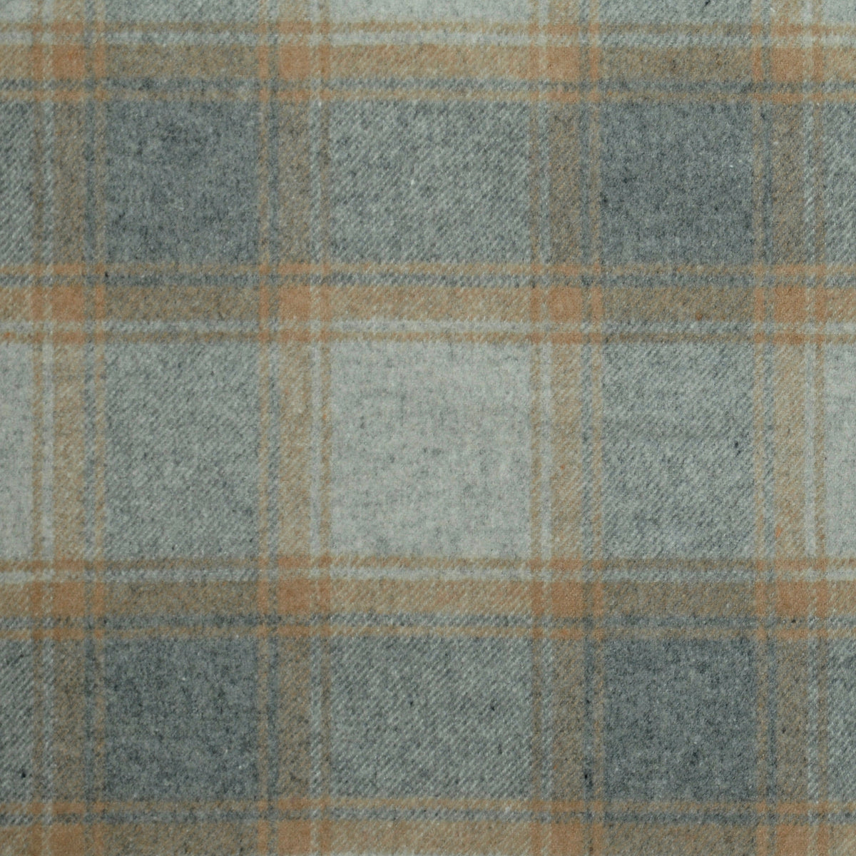 The ReBorn House TRH2839 Fabric, colorway TRH2839.D - plaid/check in blue, grey, brown