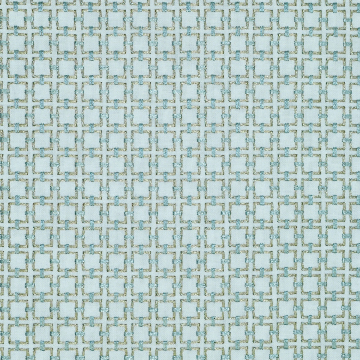 The ReBorn House TRH2856 Fabric, colorway TRH2856.B - small scale / geometric in gold, teal, green