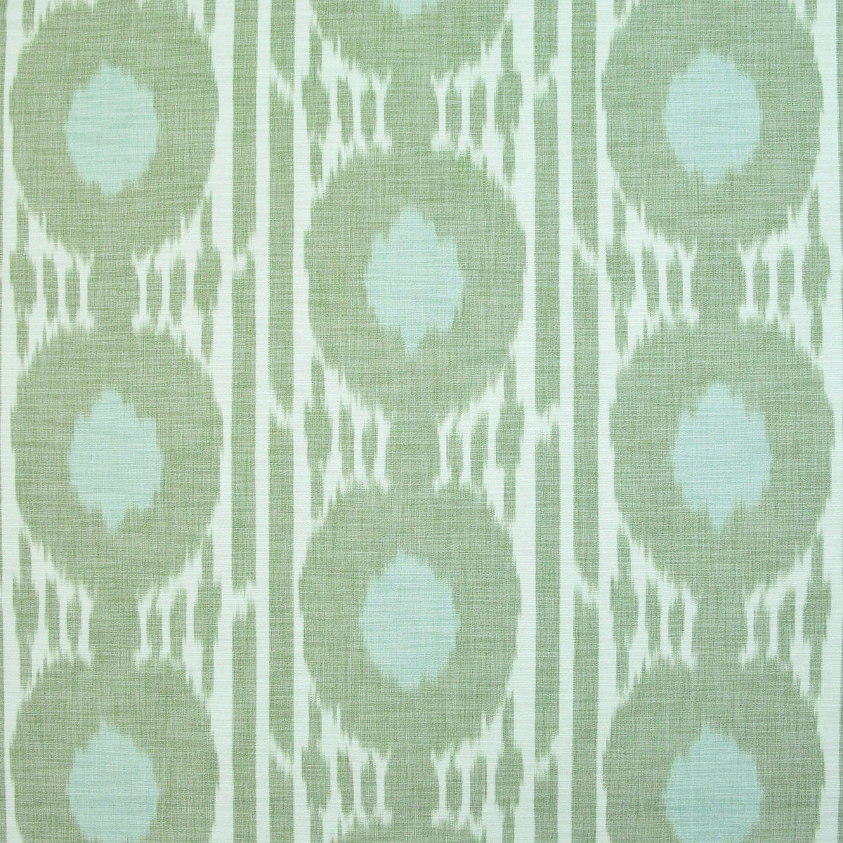 The ReBorn House TRH3151 Fabric, colorway TRH3151.C - ikat in blue, green, pink