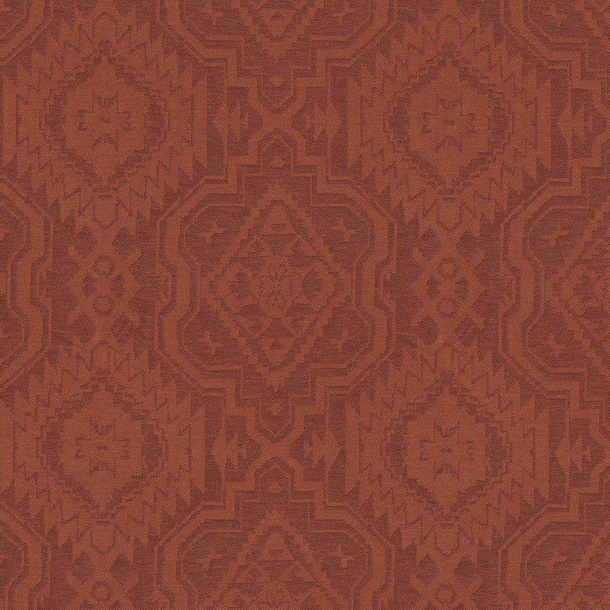The ReBorn House TRH3175 Fabric, colorway TRH3175.B - kilim in gold, blue, red