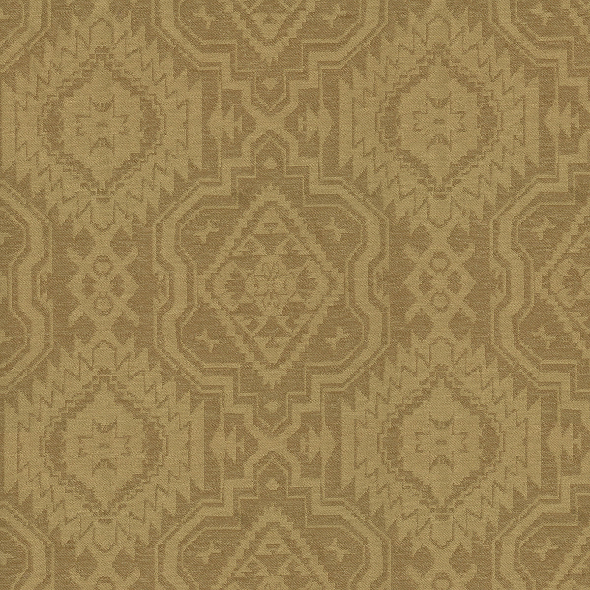 The ReBorn House TRH3175 Fabric, colorway TRH3175.C - kilim in gold, blue, red