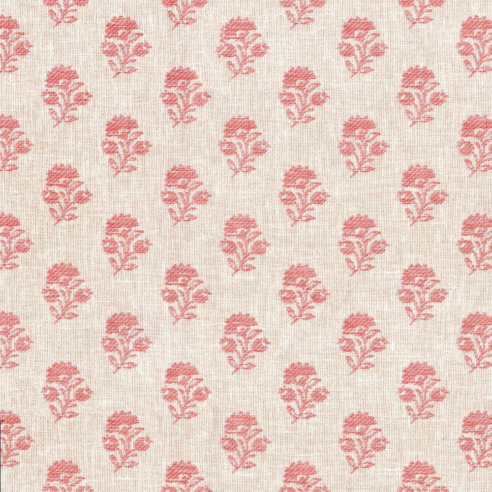The ReBorn House TRH4682 Performance Fabric in Coral, colorway TRH4682.B