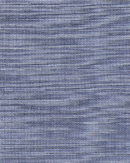 The ReBorn House TRH51051 Sisal Wallcovering in blue and grey, colorway TRH51051.K, swatch