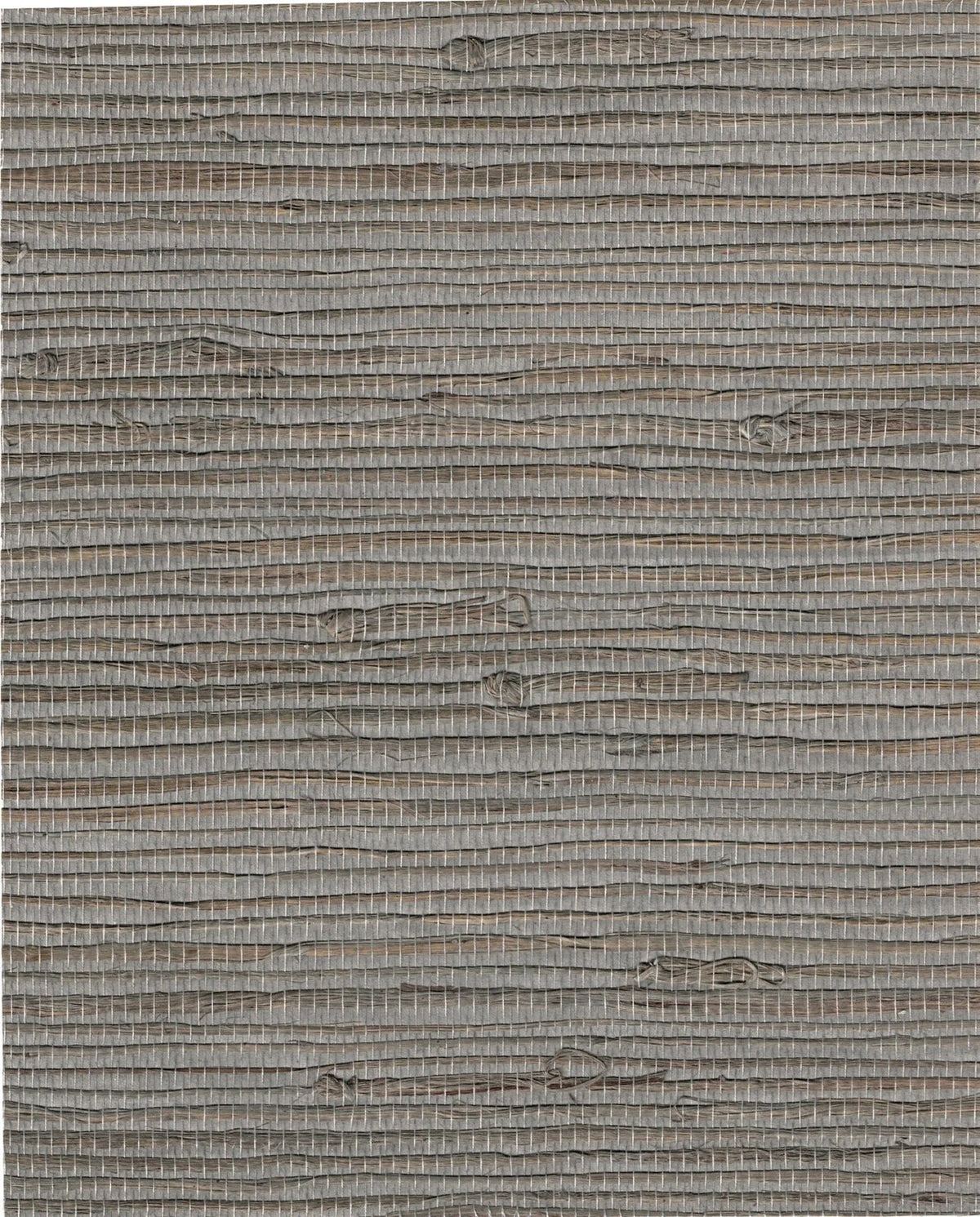 The ReBorn House TRH51059 Raw Hemp Wallcovering in grey, colorway TRH51059.B, swatch