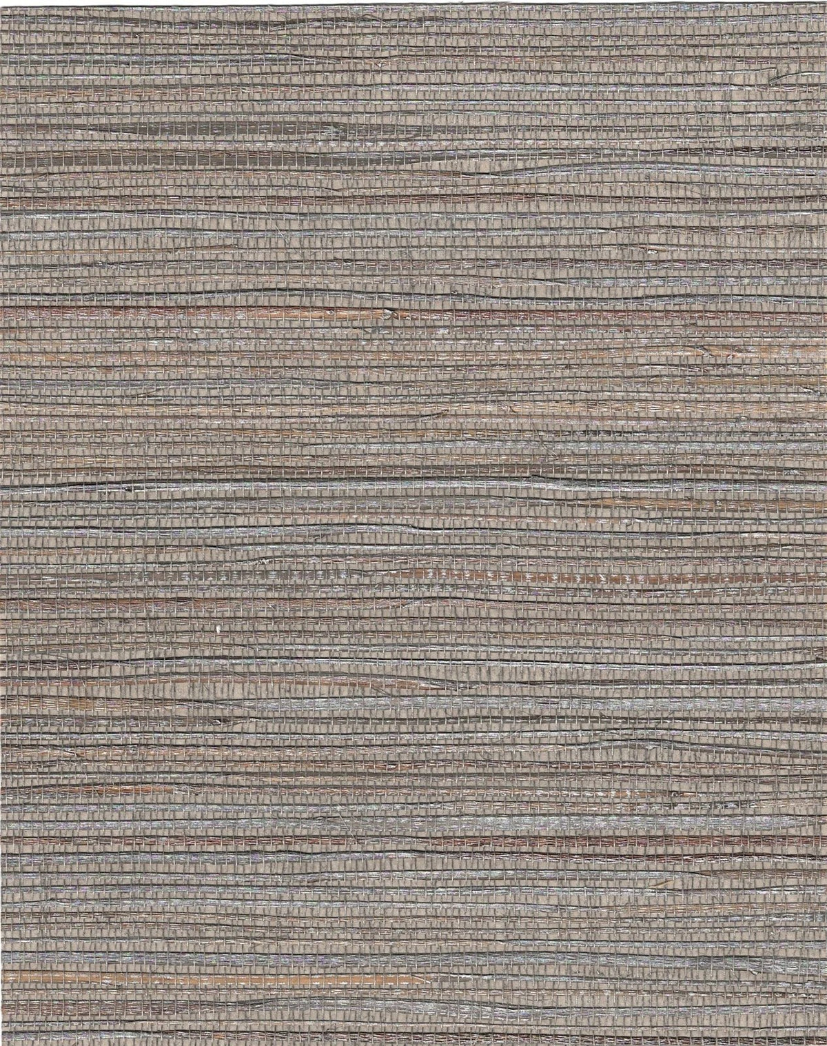 The ReBorn House TRH51062 Raw Hemp Wallcovering in grey, colorway TRH51062.B, swatch