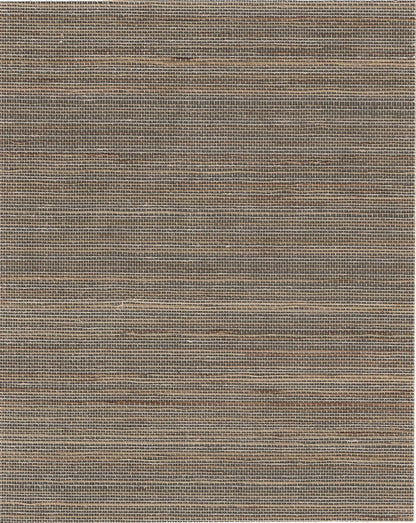 The ReBorn House TRH51076 Ramie and Cotton Wallcovering in brown, colorway TRH51076.A, swatch