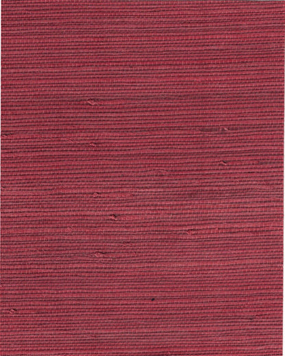 The ReBorn House TRH51081 Tightweave Jute Wallcovering in red, colorway TRH51081.G, swatch