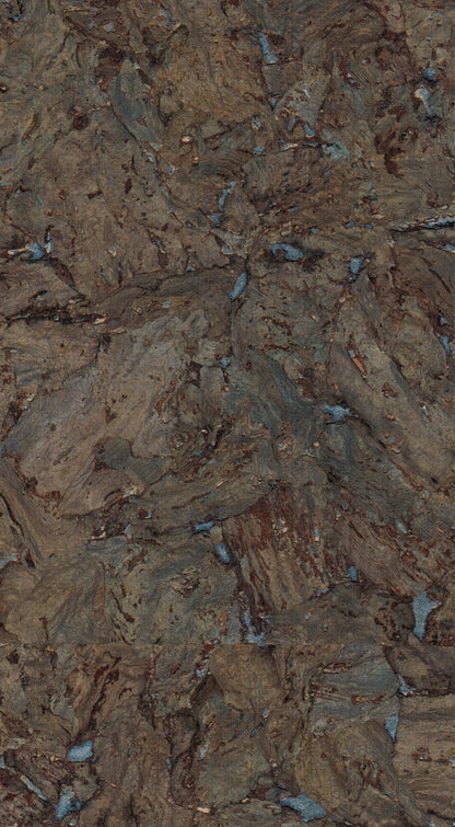 The ReBorn House TRH51084 Cork on Foil Wallcovering in brown, colorway TRH51084.B, swatch