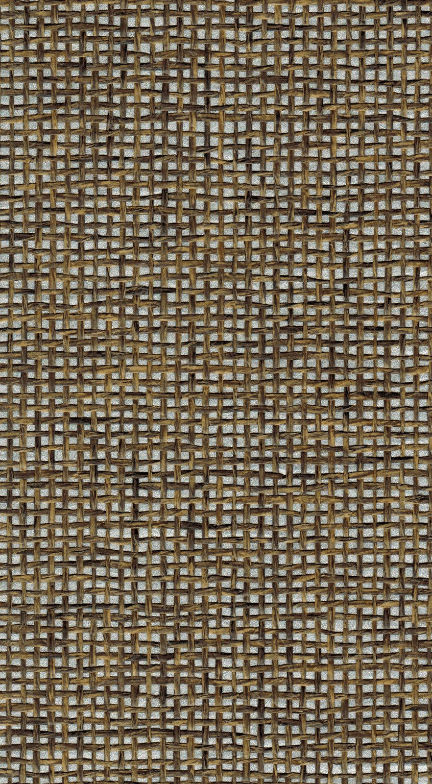 The ReBorn House TRH51097 Paperweave Wallcovering in brown and neutral, colorway TRH51097.A, swatch