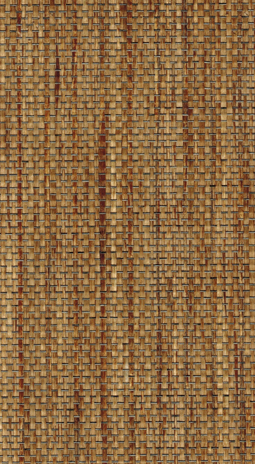The ReBorn House TRH51099 Japanese Paperweave Wallcovering in brown and gold, colorway TRH51099.B, swatch