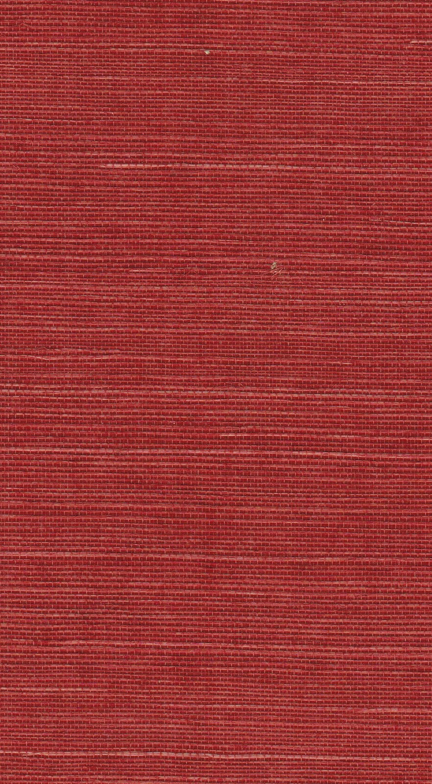 The ReBorn House TRH51106 Sisal Wallcovering in red, colorway TRH51106.A, swatch