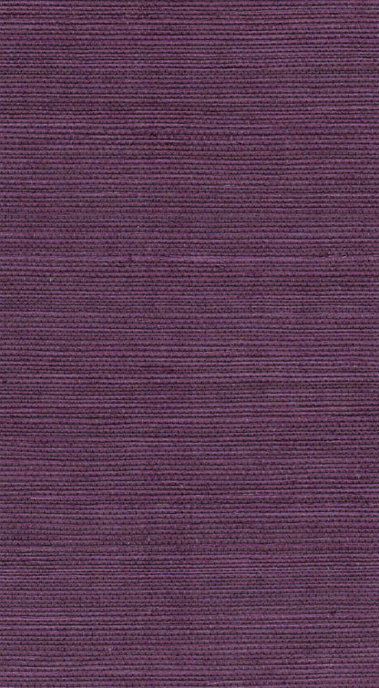 The ReBorn House TRH51106 Sisal Wallcovering in purple, colorway TRH51106.D, swatch