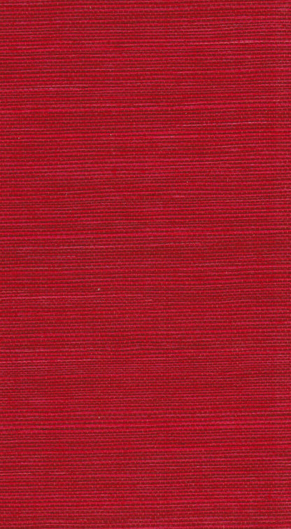 The ReBorn House TRH51106 Sisal Wallcovering in red, colorway TRH51106.E, swatch