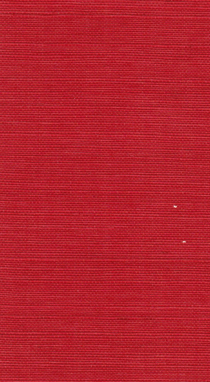 The ReBorn House TRH51106 Sisal Wallcovering in red, colorway TRH51106.F, swatch