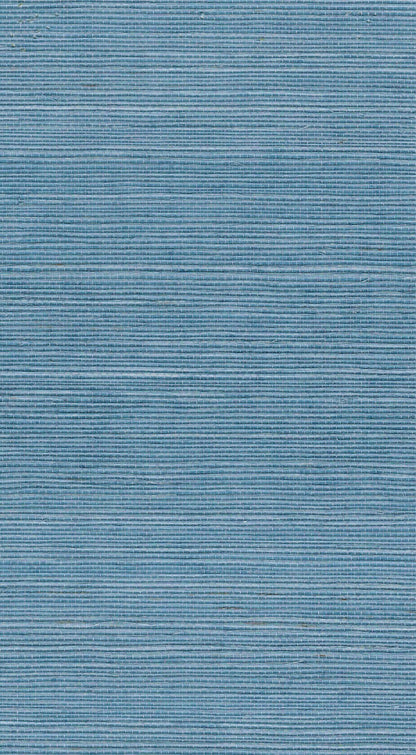 The ReBorn House TRH51106 Sisal Wallcovering in blue, colorway TRH51106.H, swatch
