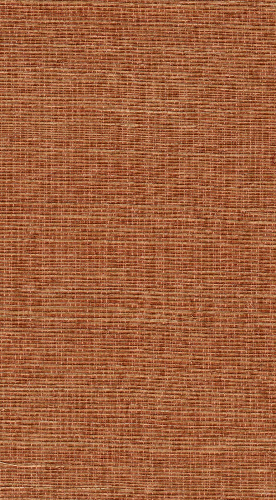 The ReBorn House TRH51106 Sisal Wallcovering in orange, colorway TRH51106.J, swatch