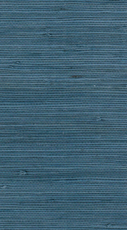 The ReBorn House TRH51108 Tightweave Jute Wallcovering in blue, colorway TRH51108.B, swatch