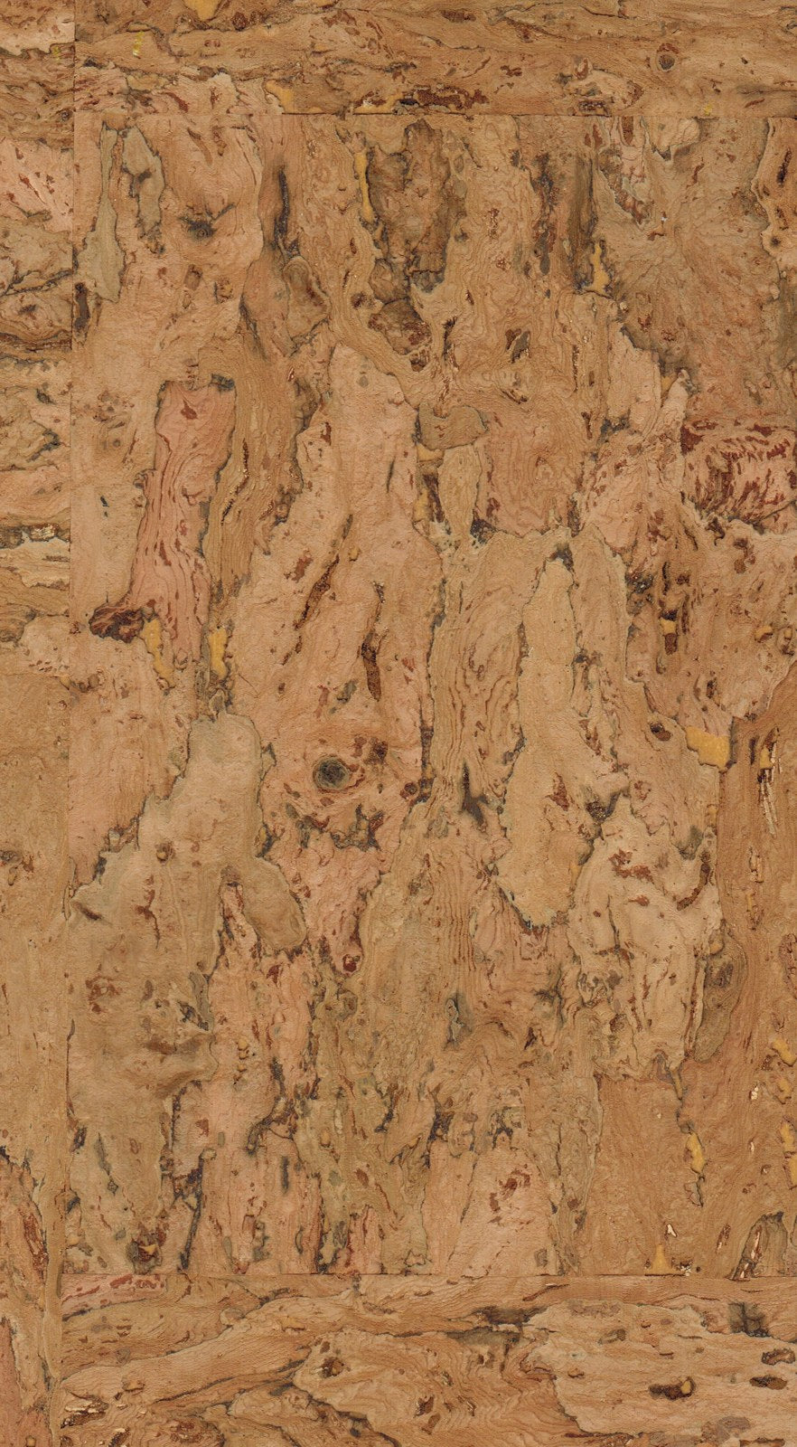 The ReBorn House TRH51129 Cork Wallcovering in orange, colorway TRH51129.A, swatch
