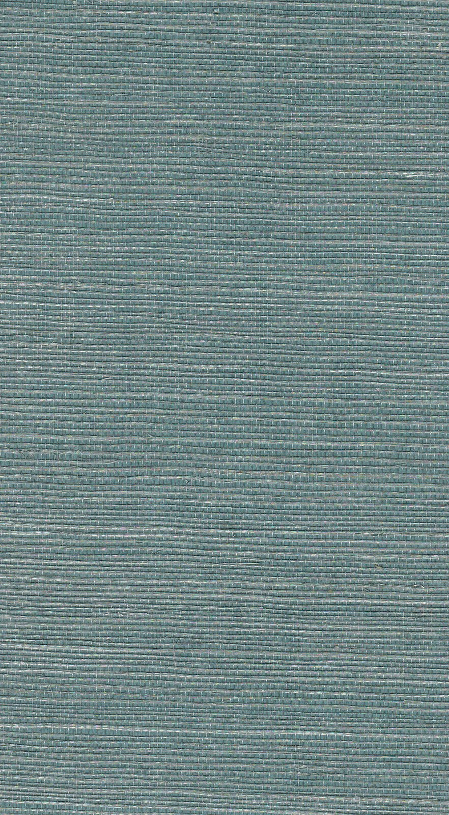 The ReBorn House TRH51138 Sisal, Pearl Powder Wallcovering in teal and grey, colorway TRH51138.A, swatch