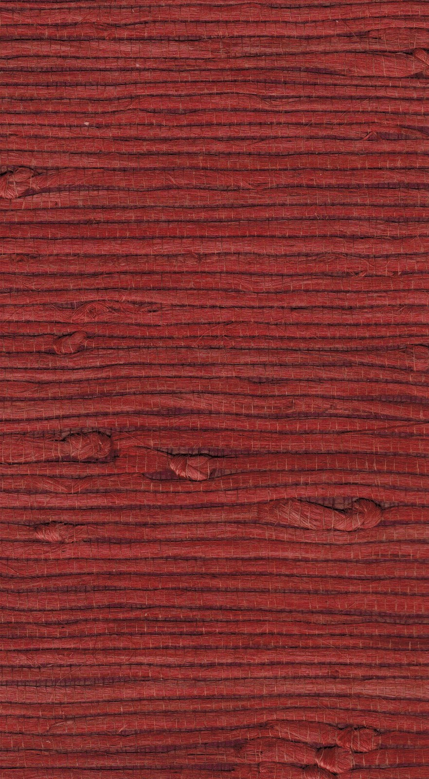 The ReBorn House TRH51144 Heavy Tightweave Jute Wallcovering in red, colorway TRH51144.A, swatch
