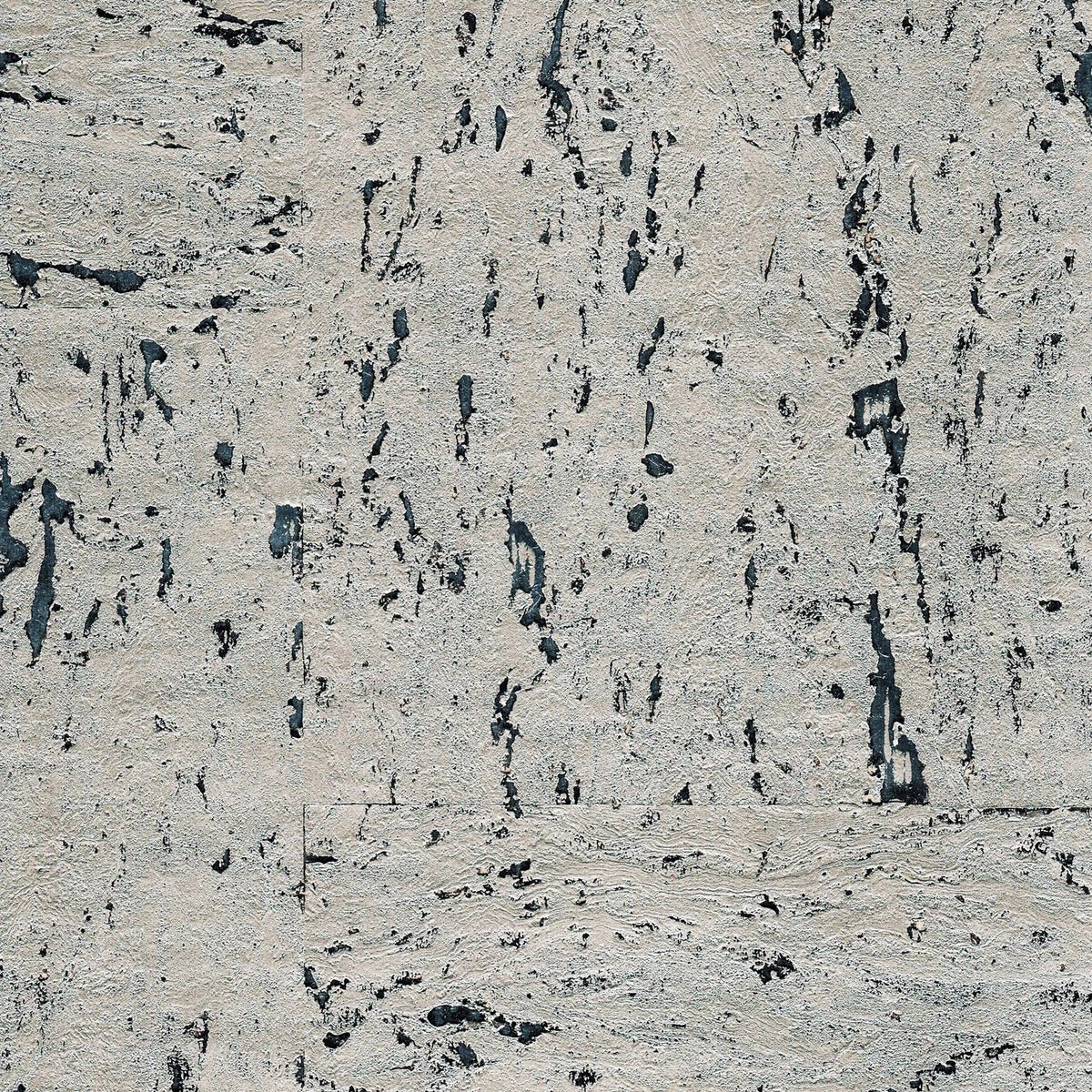 The ReBorn House TRH51148 Cork on Foil Wallcovering in grey, colorway TRH51148.B, swatch