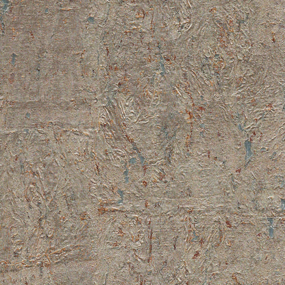 The ReBorn House TRH51148 Cork on Foil Wallcovering in neutral and brown, colorway TRH51148.E, swatch