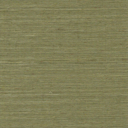 The ReBorn House TRH51149 Sisal Wallcovering in brown and green, colorway TRH51149.C, swatch
