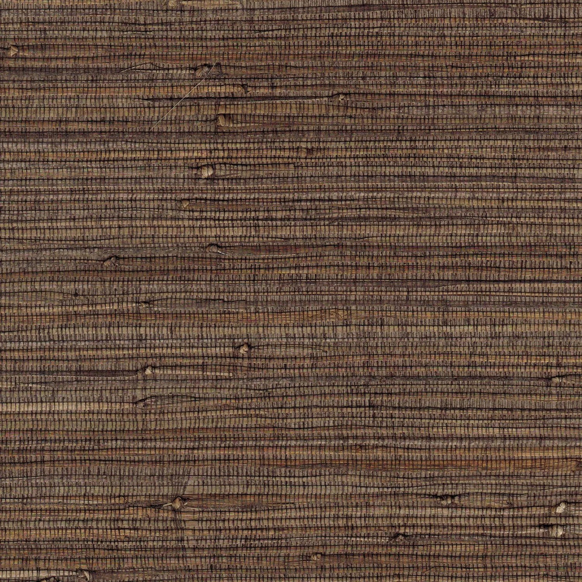 The ReBorn House TRH51185 Fine Rushcloth Wallcovering in brown, colorway TRH51185.B, swatch