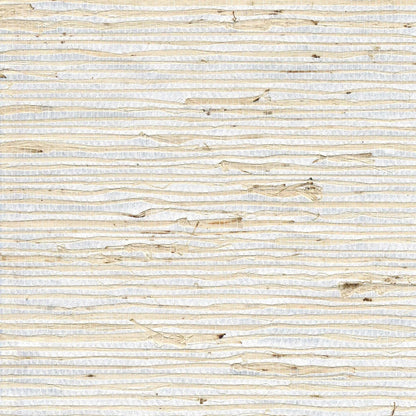 The ReBorn House TRH51189 Arrowroot on Metallic Wallcovering in white and neutral, colorway TRH51189.A, swatch
