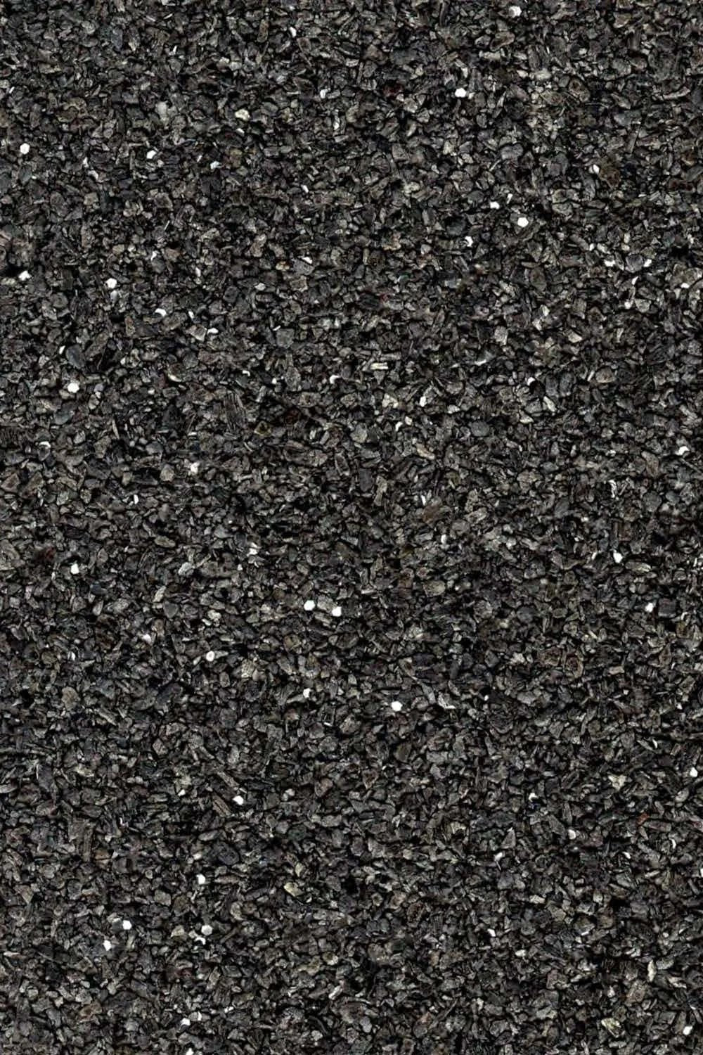 The ReBorn House TRH51216 Mica Wallcovering in grey and black, colorway TRH51216.A, swatch