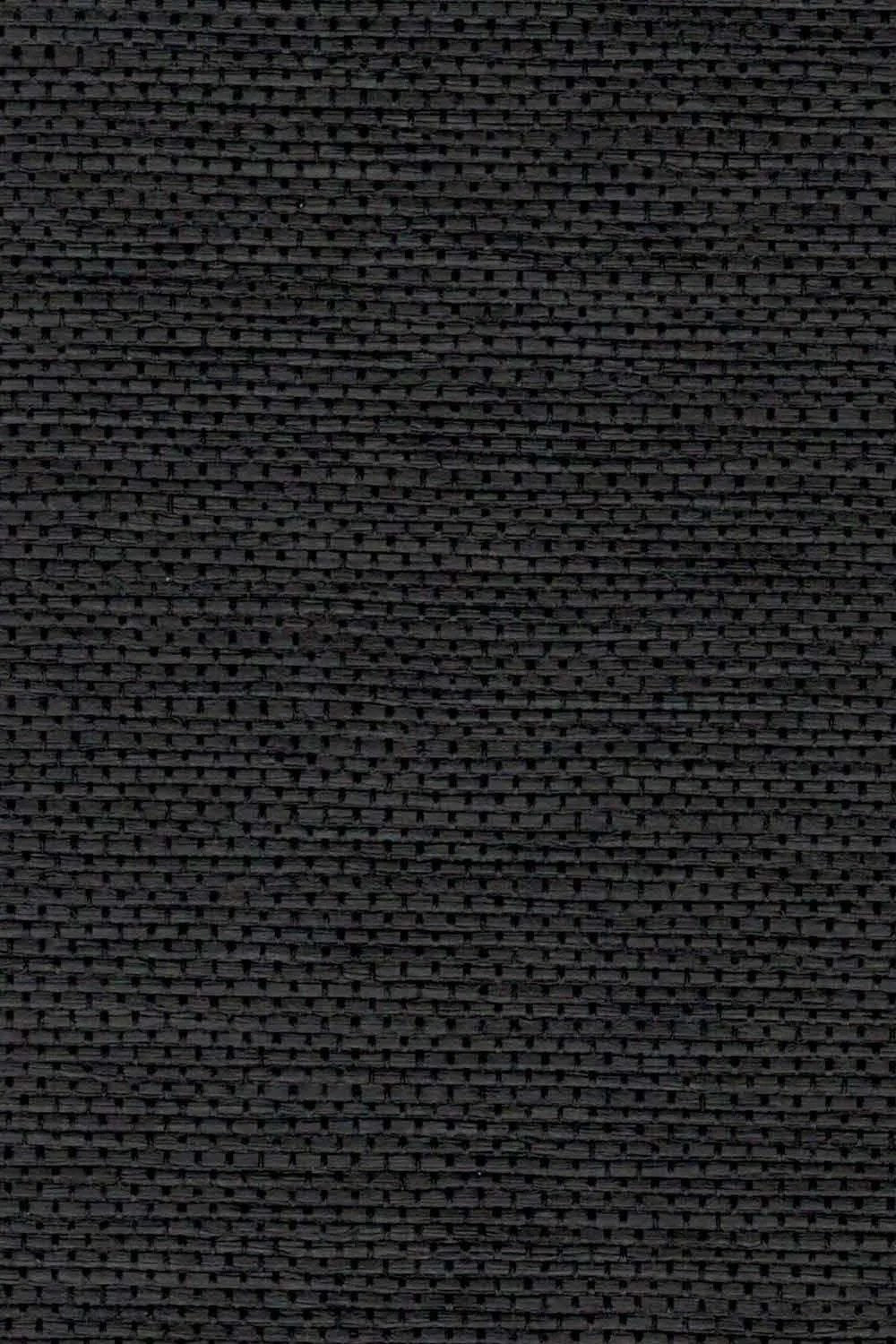 The ReBorn House TRH51219 Paperweave Wallcovering in black, colorway TRH51219.A, swatch