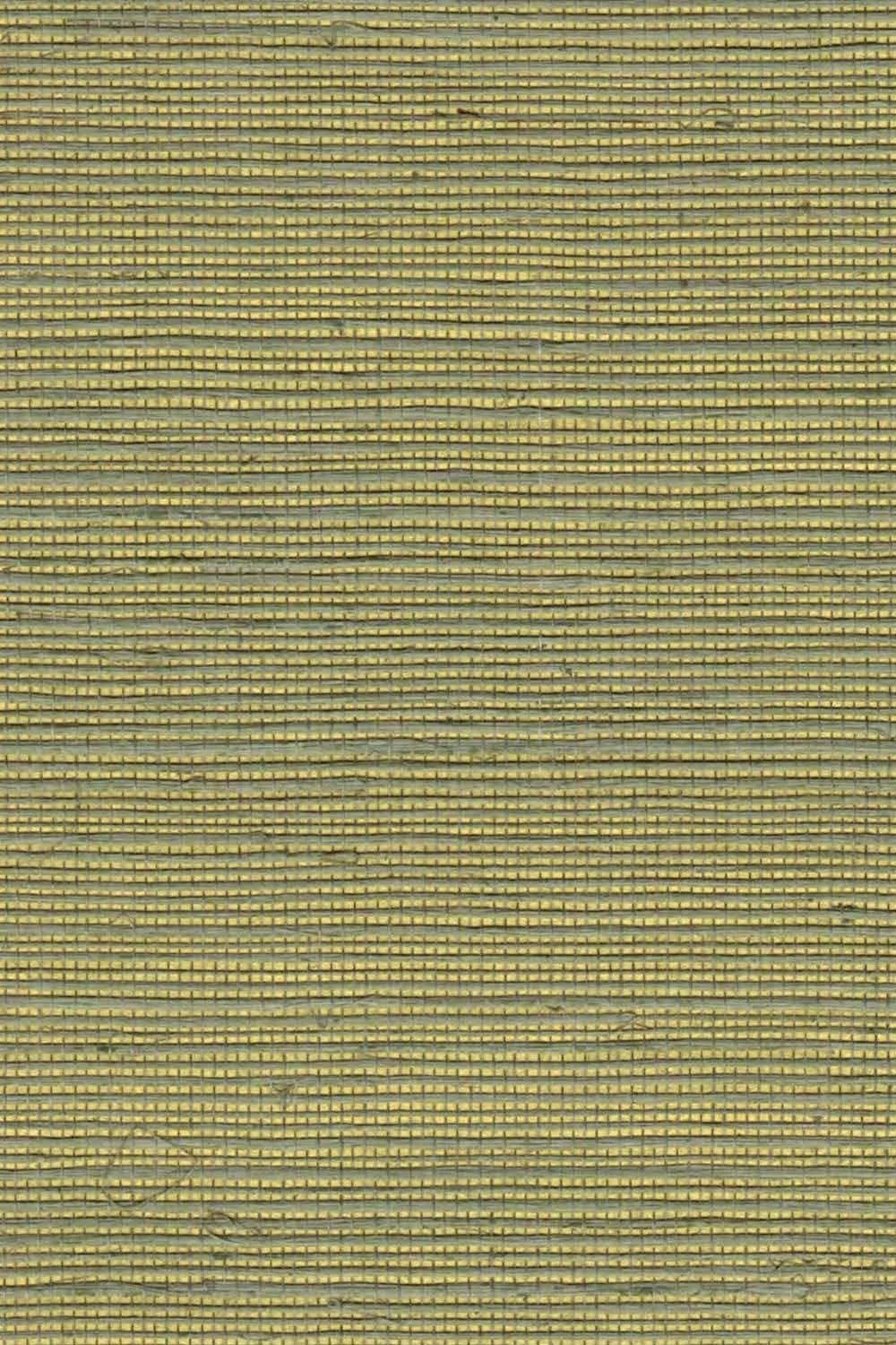 The ReBorn House TRH51223 Sisal on Metallic Wallcovering in neutral and green, colorway TRH51223.B, swatch