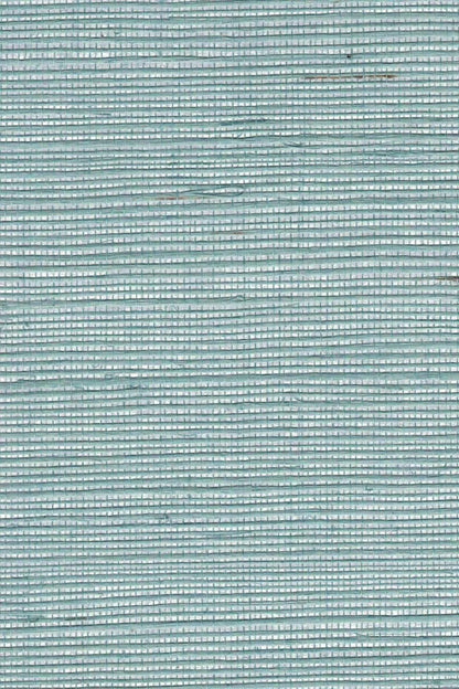 The ReBorn House TRH51223 Sisal on Metallic Wallcovering in teal and grey, colorway TRH51223.D, swatch