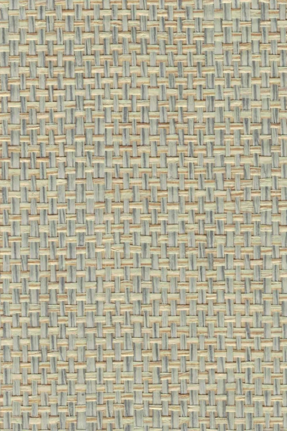 The ReBorn House TRH51226 Paperweave Wallcovering in neutral and green, colorway TRH51226.B, swatch