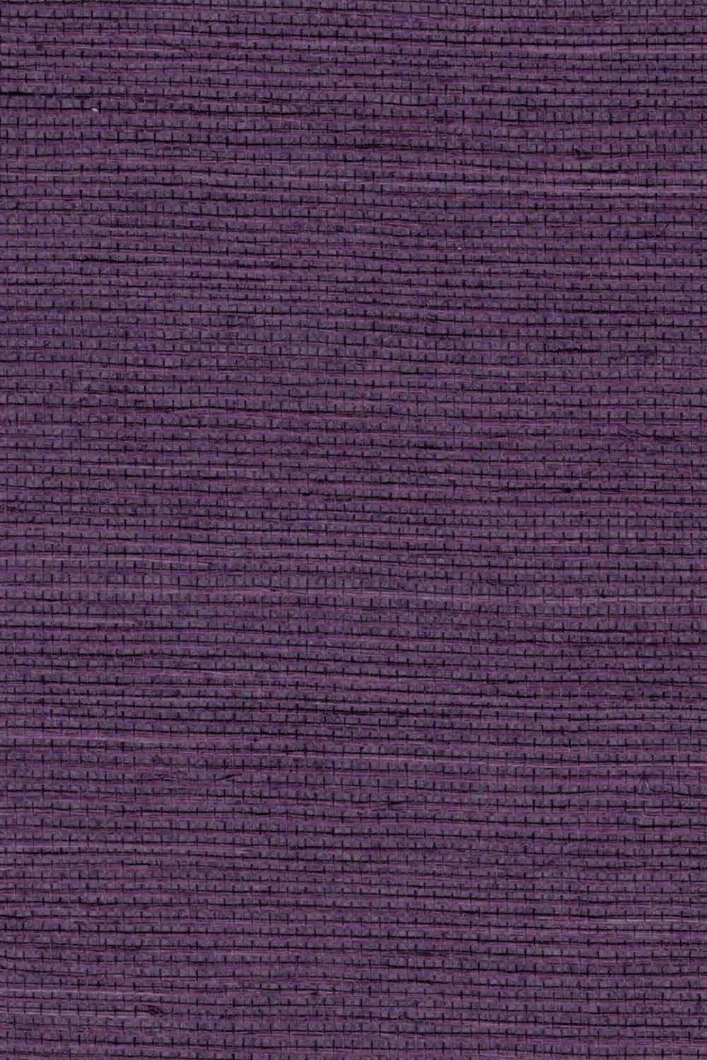 The ReBorn House TRH51229 Sisal Wallcovering in purple, colorway TRH51229.L, swatch