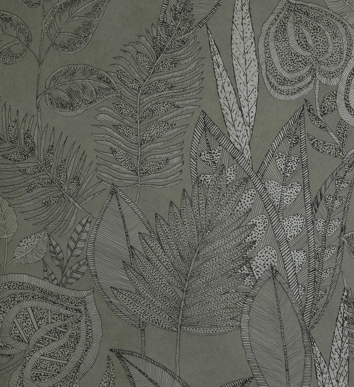 The ReBorn House TRH51286 Wallpaper in grey, colorway TRH51286.A, swatch