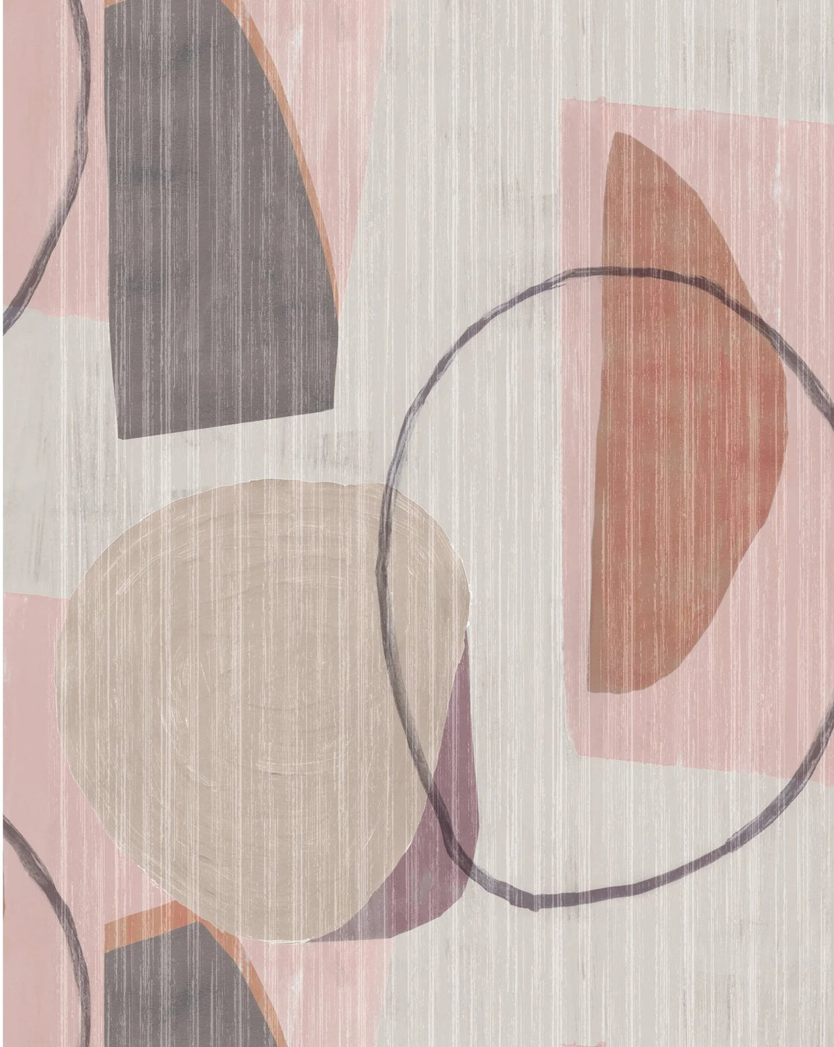 The ReBorn House TRH51373 Wallpaper in grey and neutral, colorway TRH51373.A, swatch