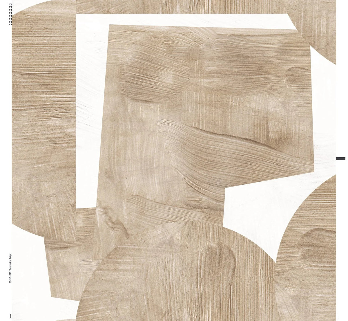 The ReBorn House TRH51384 Wallpaper in neutral and white, colorway TRH51384.A, swatch